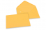 Enveloppes colorées pour cartes de voeux - jaune or, 133 x 184 mm | PIT Packaging.fr | Paysdesenveloppes