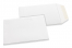 Pochettes en papier kraft couleur - Blanc, 85 x 125 mm | PIT Packaging.fr | Paysdesenveloppes
