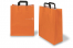 Sacs papier kraft avec anses plates - orange, 320 x 140 x 420 mm | PIT Packaging.fr | Paysdesenveloppes