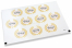 Pastilles adhésives thème fête - geslaagd | PIT Packaging.fr | Paysdesenveloppes
