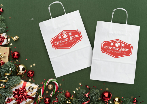 Sacs papier kraft avec anses rondes | PIT Packaging.fr | Paysdesenveloppes