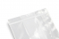Exemple du bord de scellage de la soudeuse à impulsion sur un sachet transparent à fond plat en OPP | PIT Packaging.fr | Paysdesenveloppes