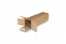 Tubes d'expédition carrés avec bande adhésive QuattroStar - 310 x 105 x 105 mm | PIT Packaging.fr | Paysdesenveloppes