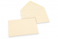 Enveloppes colorées pour cartes de voeux - blanc ivoire, 125 x 175 mm | PIT Packaging.fr | Paysdesenveloppes