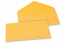 Enveloppes colorées pour cartes de voeux - jaune or, 110 x 220 mm | PIT Packaging.fr | Paysdesenveloppes