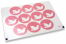 Pastilles adhésives thème baptême - rose avec colombe blanche | PIT Packaging.fr | Paysdesenveloppes