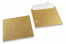 Enveloppes de couleurs nacrées - Or, 155 x 155 mm | PIT Packaging.fr | Paysdesenveloppes