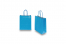 Sacs papier kraft avec anses rondes - bleu, 180 x 80 x 220 mm, 90 gr | PIT Packaging.fr | Paysdesenveloppes