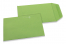 Pochettes en papier kraft couleur - Vert pomme, 85 x 125 mm | PIT Packaging.fr | Paysdesenveloppes