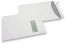 Enveloppes à fenêtre, blanche, 229 x 324 mm (C4), fenêtre à droite 40 x 110 mm, position de la fenêtre à 20 mm du droit et à 60 mm du haut, bande adhésive, 120 grammes | PIT Packaging.fr | Paysdesenveloppes