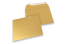 Enveloppes papier colorées - Or métallisé, 160 x 160 mm | PIT Packaging.fr | Paysdesenveloppes