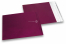 Enveloppes aluminium métallisées mat - bordeaux  165 x 165 mm | PIT Packaging.fr | Paysdesenveloppes