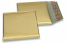Enveloppes à bulles ECO métallisées mat colorées - or 165 x 165 mm | PIT Packaging.fr | Paysdesenveloppes