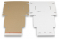 Boîte postale pliante extra-plate avec bande adhésive - blanc | PIT Packaging.fr | Paysdesenveloppes