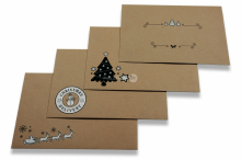 Enveloppes recyclées de Noël | PIT Packaging.fr | Paysdesenveloppes