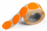 Étiquettes rondes colorées - Orange fluorescent | PIT Packaging.fr | Paysdesenveloppes