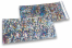 Enveloppes aluminium métallisées colorées - argent holographique 114 x 229 mm | PIT Packaging.fr | Paysdesenveloppes