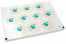 Pastilles adhésives thème naissance - cigogne bleu | PIT Packaging.fr | Paysdesenveloppes