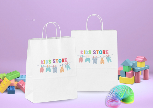 Sacs papier kraft avec anses rondes | PIT Packaging.fr | Paysdesenveloppes