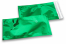 Enveloppes aluminium métallisées colorées - vert 114 x 229 mm | PIT Packaging.fr | Paysdesenveloppes
