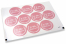 Pastilles adhésives thème baptême - il mio battesimo rose avec la guirlande blanc | PIT Packaging.fr | Paysdesenveloppes