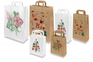 Sacs papier kraft pour Noël