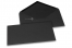 Enveloppes colorées pour cartes de voeux - noir, 110 x 220 mm | PIT Packaging.fr | Paysdesenveloppes