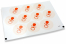 Pastilles adhésives thème naissance - tétine rouge | PIT Packaging.fr | Paysdesenveloppes