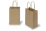 Sacs papier kraft avec anses rondes - brun rayé, 140 x 80 x 210 mm, 90 gr | PIT Packaging.fr | Paysdesenveloppes