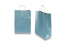 Sacs papier kraft avec anses rondes - bleu métallisé, 260 x 120 x 350 mm, 90 gr | PIT Packaging.fr | Paysdesenveloppes