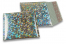 Enveloppes à bulles ECO métallique - argent holografique 165 x 165 mm | PIT Packaging.fr | Paysdesenveloppes