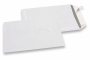 Enveloppes blanches standards, 162 x 229 mm, papier 90 gr, sans fenêtre, fermeture avec bande adhésive