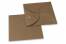  Enveloppe cadeau forme fleur - Bronze | PIT Packaging.fr | Paysdesenveloppes