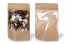 Sachets kraft à fermeture zip avec fenêtre extra large - 200 x 300 x 100 mm, 1800 ml | PIT Packaging.fr | Paysdesenveloppes