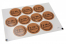 Pastilles adhésives thème baptême - il mio battesimo marron avec la guirlande noire | PIT Packaging.fr | Paysdesenveloppes