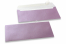 Enveloppes de couleurs nacrées - Lilas, 110 x 220 mm | PIT Packaging.fr | Paysdesenveloppes