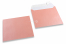 Enveloppes de couleurs nacrées - Rose bébé, 155 x 155 mm | PIT Packaging.fr | Paysdesenveloppes