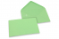 Enveloppes colorées pour cartes de voeux - vert menthe, 125 x 175 mm | PIT Packaging.fr | Paysdesenveloppes