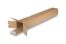 Tubes d'expédition carrés avec bande adhésive QuattroStar - 715 x 105 x 105 mm | PIT Packaging.fr | Paysdesenveloppes