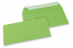 Enveloppes papier colorées - Vert pomme, 110 x 220 mm | PIT Packaging.fr | Paysdesenveloppes