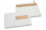 Enveloppes blanc cassé à fenêtre, 156 x 220 mm (EA5), fenêtre à droite 40 x 110 mm, position de la fenêtre à 15 mm du droit et à 66 mm du bas, 90 gr. | PIT Packaging.fr | Paysdesenveloppes