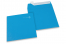 Enveloppes papier colorées - Bleu océan, 160 x 160 mm | PIT Packaging.fr | Paysdesenveloppes
