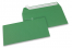 Enveloppes papier colorées - Vert foncé, 110 x 220 mm | PIT Packaging.fr | Paysdesenveloppes