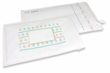 Enveloppes à bulles blanches de Pâques - pastels | PIT Packaging.fr | Paysdesenveloppes