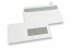 Enveloppes pour imprimante laser, 110 x 220 mm (DL), fenêtre à droite 40 x 110 mm, position de la fenêtre à 15 mm du droit et à 20 mm du bas  | PIT Packaging.fr | Paysdesenveloppes