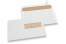 Enveloppes blanc cassé à fenêtre, 162 x 229 mm (C5), fenêtre à droite 40 x 110 mm, position de la fenêtre à 15 mm du droit et à 72 mm du bas, 90 gr. | PIT Packaging.fr | Paysdesenveloppes