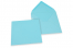 Enveloppes colorées pour cartes de voeux - bleu ciel, 155 x 155 mm | PIT Packaging.fr | Paysdesenveloppes