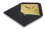 Enveloppes doublées noir - doublure or | PIT Packaging.fr | Paysdesenveloppes