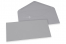 Enveloppes colorées pour cartes de voeux - gris, 110 x 220 mm | PIT Packaging.fr | Paysdesenveloppes