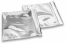 Enveloppes aluminium métallisées colorées - argent  165 x 165 mm | PIT Packaging.fr | Paysdesenveloppes